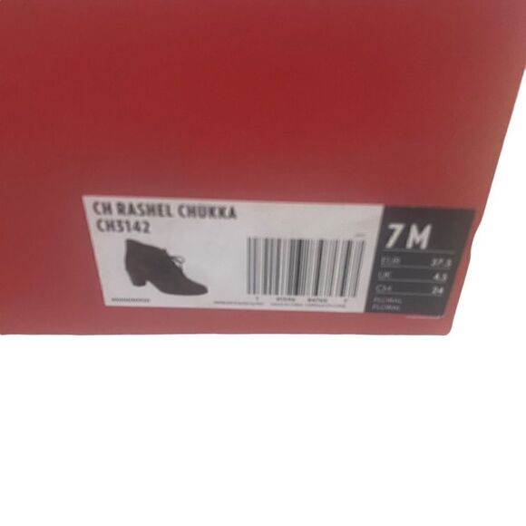 Rockport Cob Hill Collection Rashel Chukka Floral Lace Up Heeled Boots in 7M - Picture 7 of 7